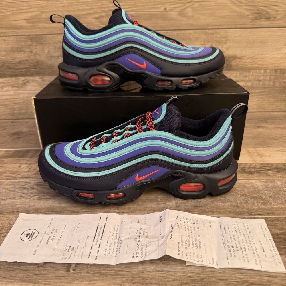 Nike Air Max Plus/97 Discover Your Air AV7936-400 Sz 9.5 OG Box+Receipt